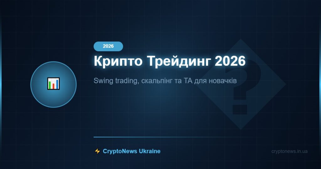 Криптовалютний трейдинг 2026: Swing trading, скальпінг та технічний аналіз для початківців