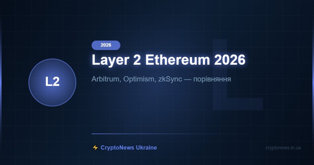Layer 2 Ethereum 2026 — CryptoNews Ukraine