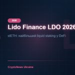Lido Finance LDO 2026: Найбільший Liquid Staking Protocol — stETH, DVT та прогноз ціни LDO