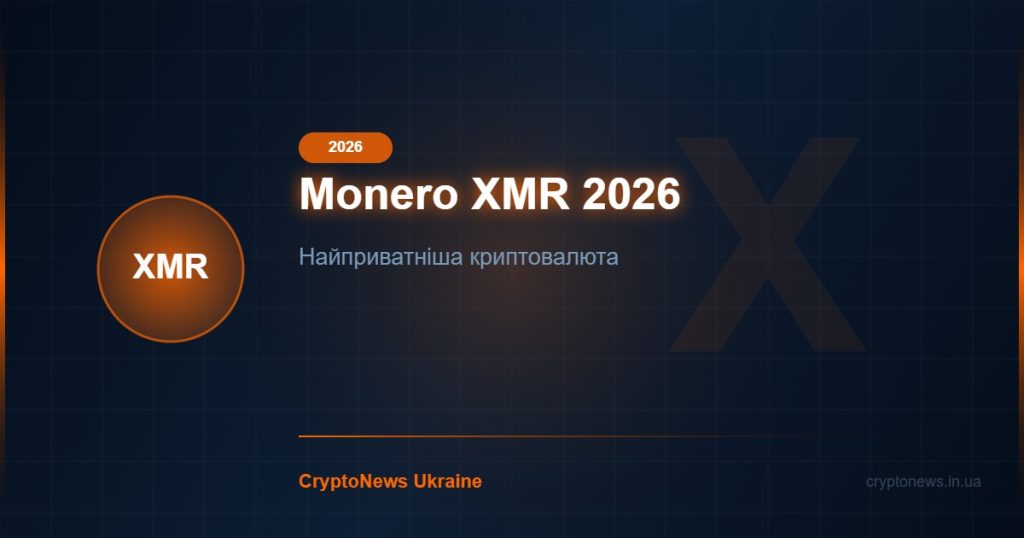 Monero (XMR) 2026: Найприватніша криптовалюта — огляд, анонімність та прогноз ціни