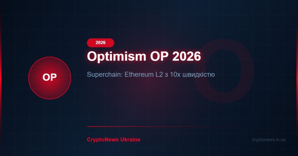Optimism OP 2026: Ethereum L2 Superchain — OP Stack, RetroPGF та прогноз ціни OP