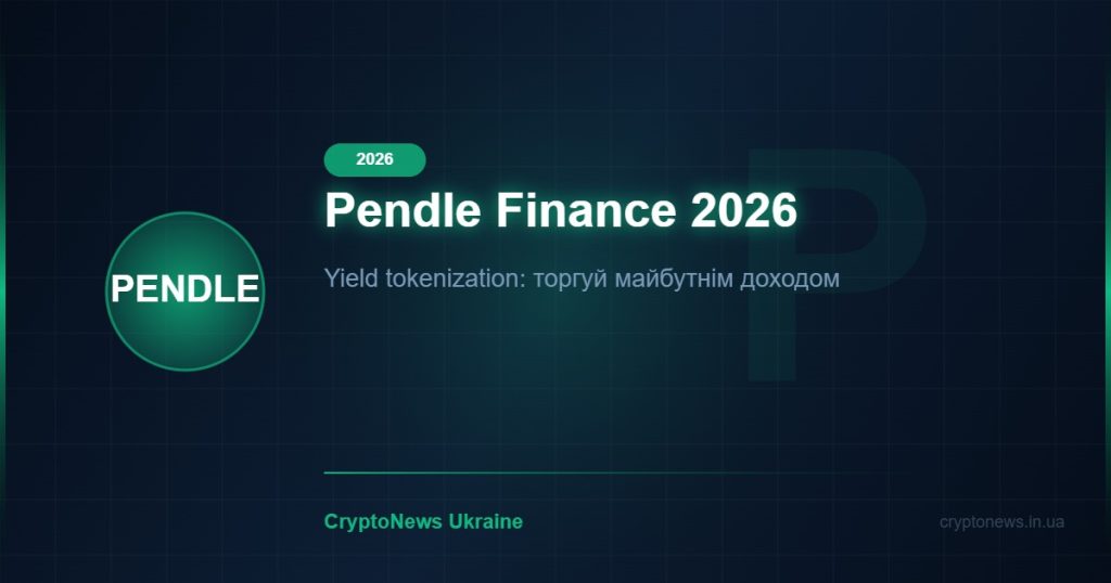 Pendle Finance 2026: Токенізація Доходності в DeFi — огляд протоколу та прогноз ціни PENDLE