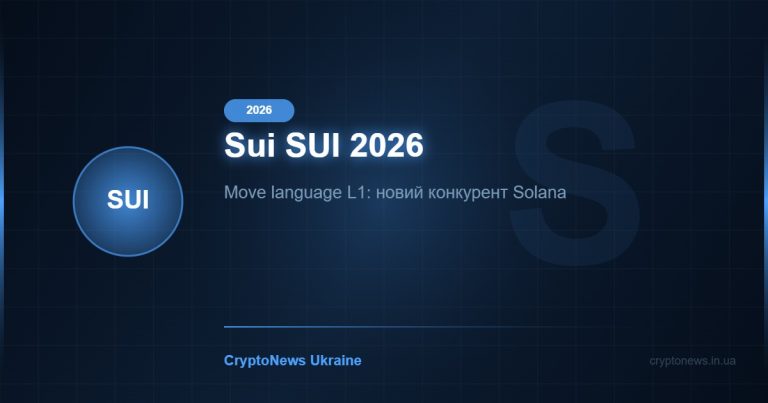 Sui (SUI) 2026: Move-блокчейн нового покоління — огляд технології та прогноз ціни