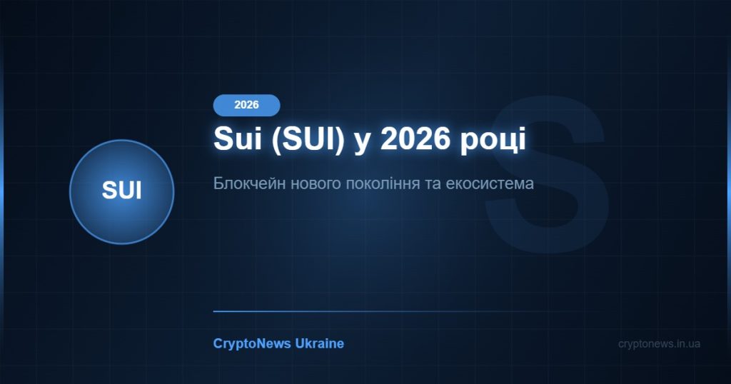 Sui (SUI) у 2026 році: огляд блокчейну нового покоління, швидкість та екосистема