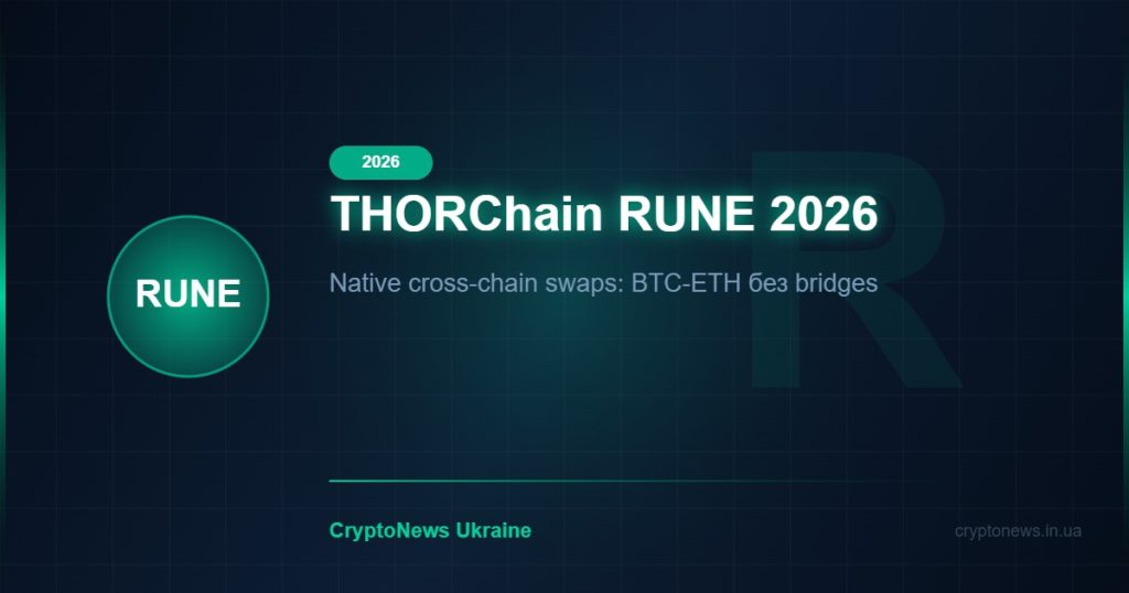THORChain RUNE 2026: Нативний Cross-Chain DEX без Wrappers — огляд протоколу та прогноз ціни