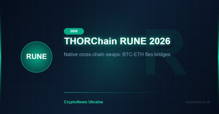 THORChain RUNE 2026: Нативний Cross-Chain DEX без Wrappers — огляд протоколу та прогноз ціни