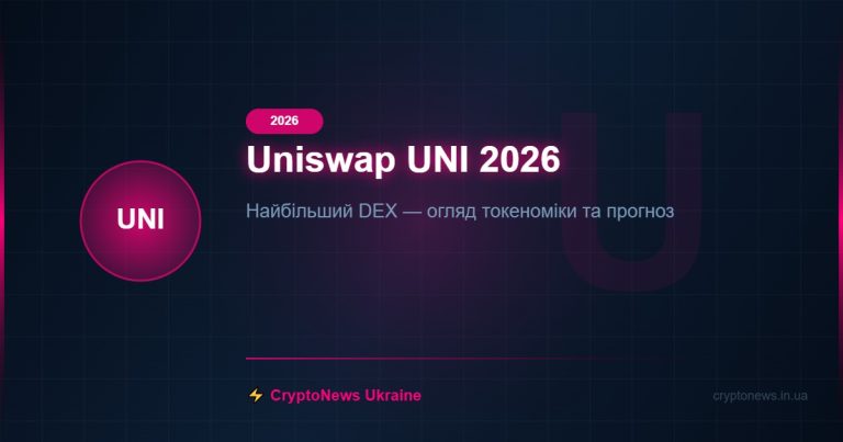 Uniswap (UNI) 2026: Найбільший DEX — огляд, токеноміка та прогноз ціни