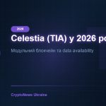 Celestia (TIA) у 2026 році: модульний блокчейн та доступність даних