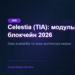 Celestia (TIA) 2026: модульний блокчейн та доступність даних