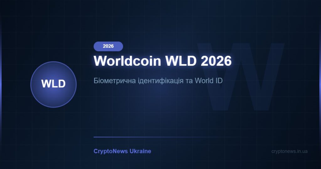 Worldcoin (WLD) 2026: біометрична ідентифікація та майбутнє цифрового підтвердження особи