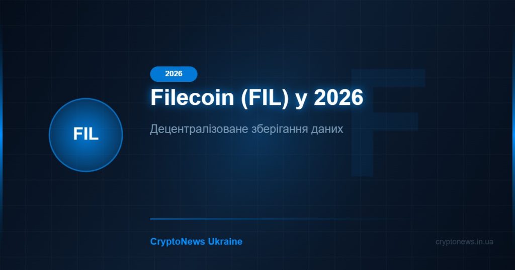 Filecoin (FIL) у 2026: децентралізоване зберігання даних та огляд мережі