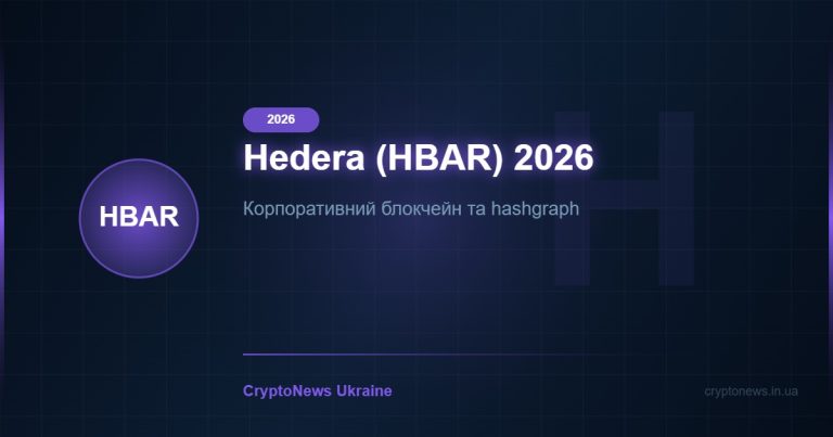 Hedera (HBAR) у 2026: корпоративний блокчейн та технологія hashgraph
