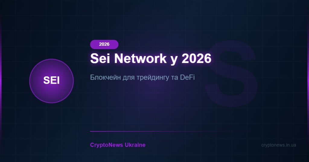 Sei Network (SEI) у 2026 році: блокчейн, створений для трейдингу