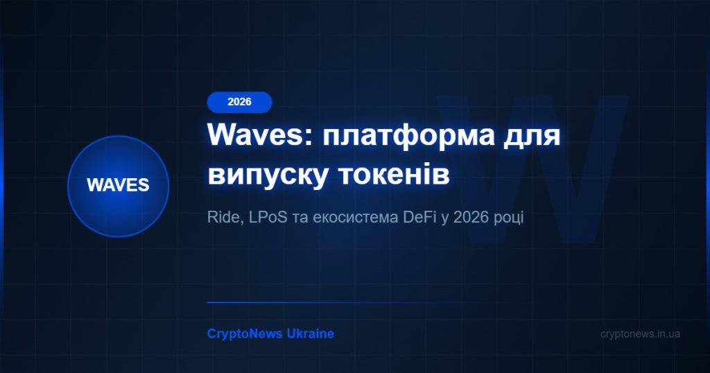 Waves (WAVES) у 2026: платформа для випуску токенів — огляд екосистеми