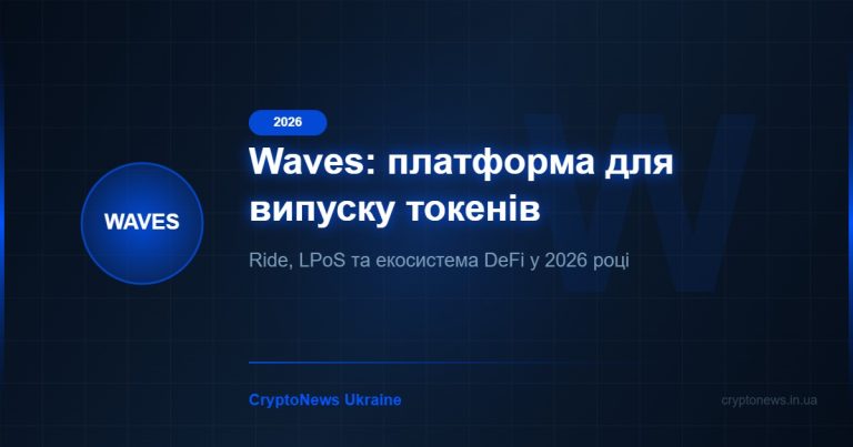 Waves (WAVES) у 2026: платформа для випуску токенів — огляд екосистеми