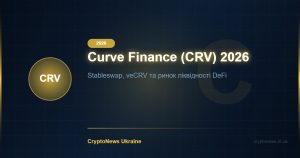 Curve Finance (CRV) 2026: stableswap, veCRV та ліквідність DeFi