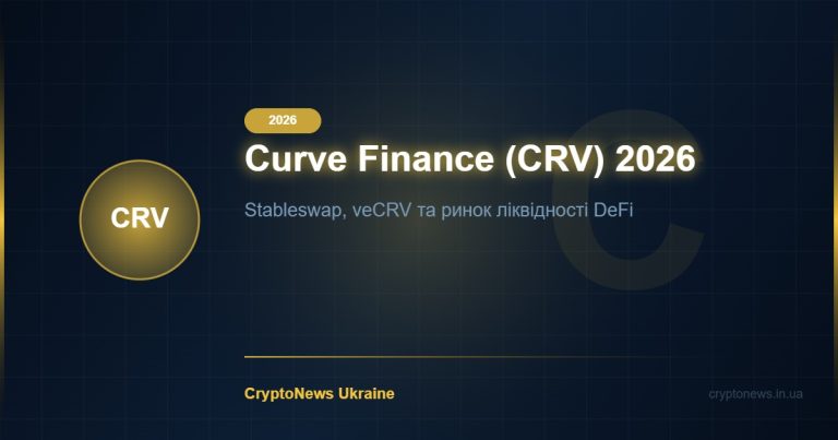 Curve Finance (CRV) 2026: stableswap, veCRV та ліквідність DeFi